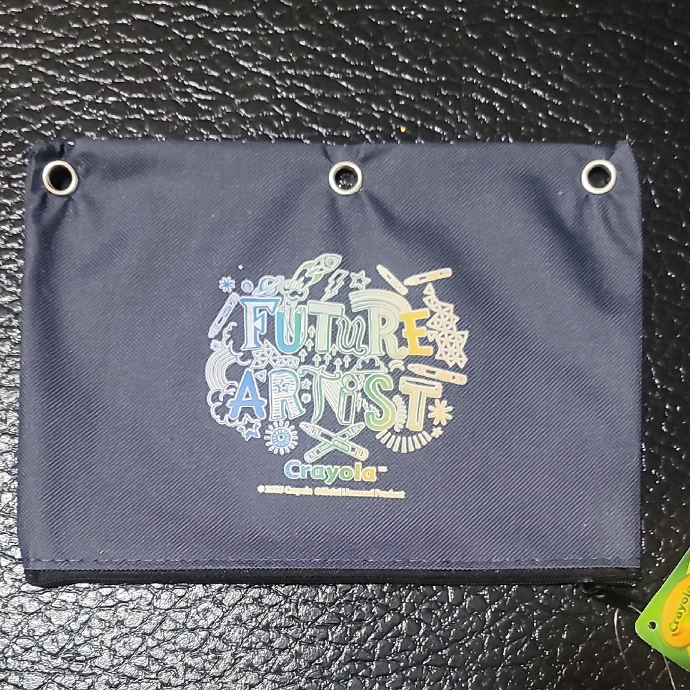 Crayola Future Artist Navy Pencil Pouch